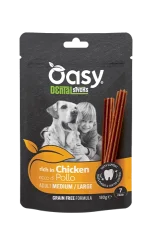 Oasy Grain Free Dental Stycks Pollo 180 g Snack Cane