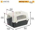Ferplast Atlas EL trasportino in plastica per cani e gatti - foto 3