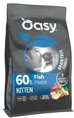 Oasy Grain Free Kitten Pesce Crocchette per Gattini