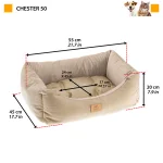 Ferplast cuccia Chester in velluto per cani e gatti - foto 3
