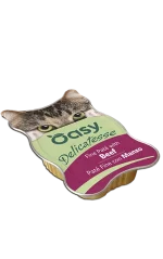 Oasy Delicatesse Paté Manzo 85 g Umido Gatto