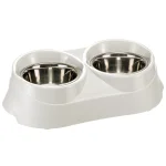 Ferplast ciotola Duo Feed in acciaio inox per cani e gatti - foto 2