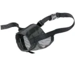 Museruola cani Ferplast Muzzle Net nera in rete con cinturino regolabile