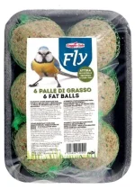 6 Palle di Grasso per uccelli selvatici - Raggio di sole