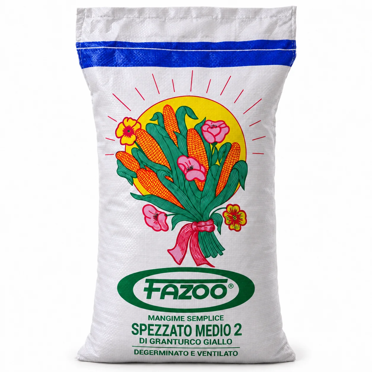 Spezzato Medio 2 di Granturco NO OGM per Polli - 25 kg - Immagine 1