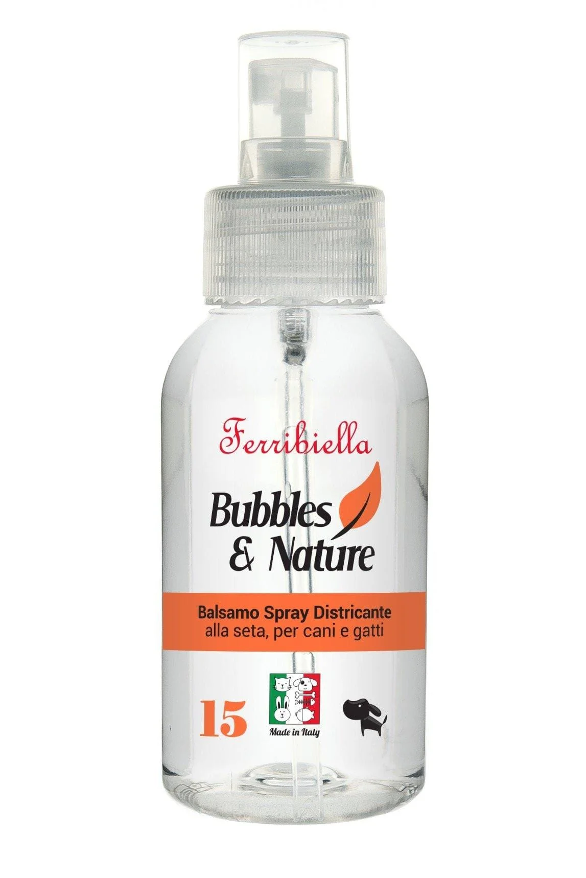 Balsamo Spray Districante per Cani e Gatti- 250 ml - Bubbles & Nature - Ferribiella