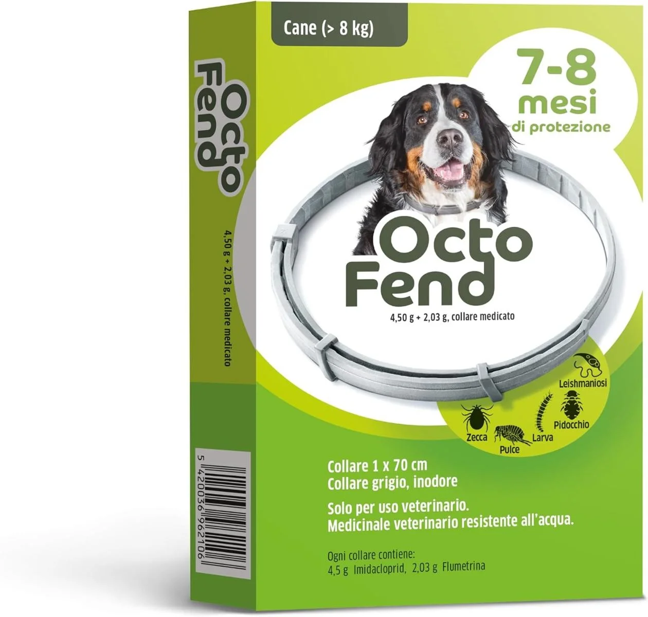 Elanco Octofend Collare antiparassitario per cani >8 kg - Immagine 1