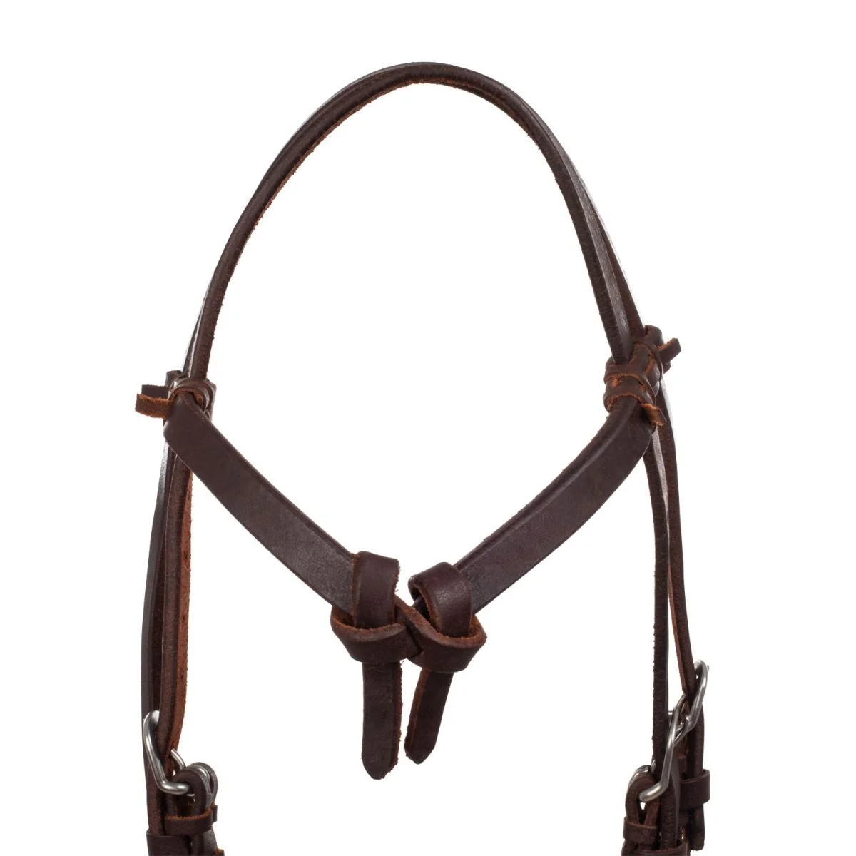 Lakota Briglia Western con Nodo sul Frontalino - Cuoio Marrone - Unica Oliato - foto 5