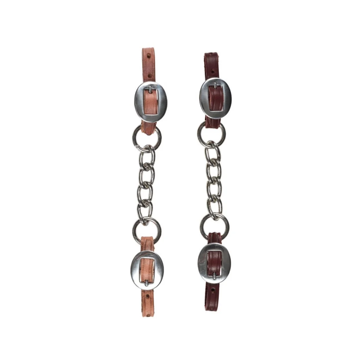 Latigo Curb 1/2" con catena singola e fibbia inox - Berlin Custom Leather - Unica Testa di Moro