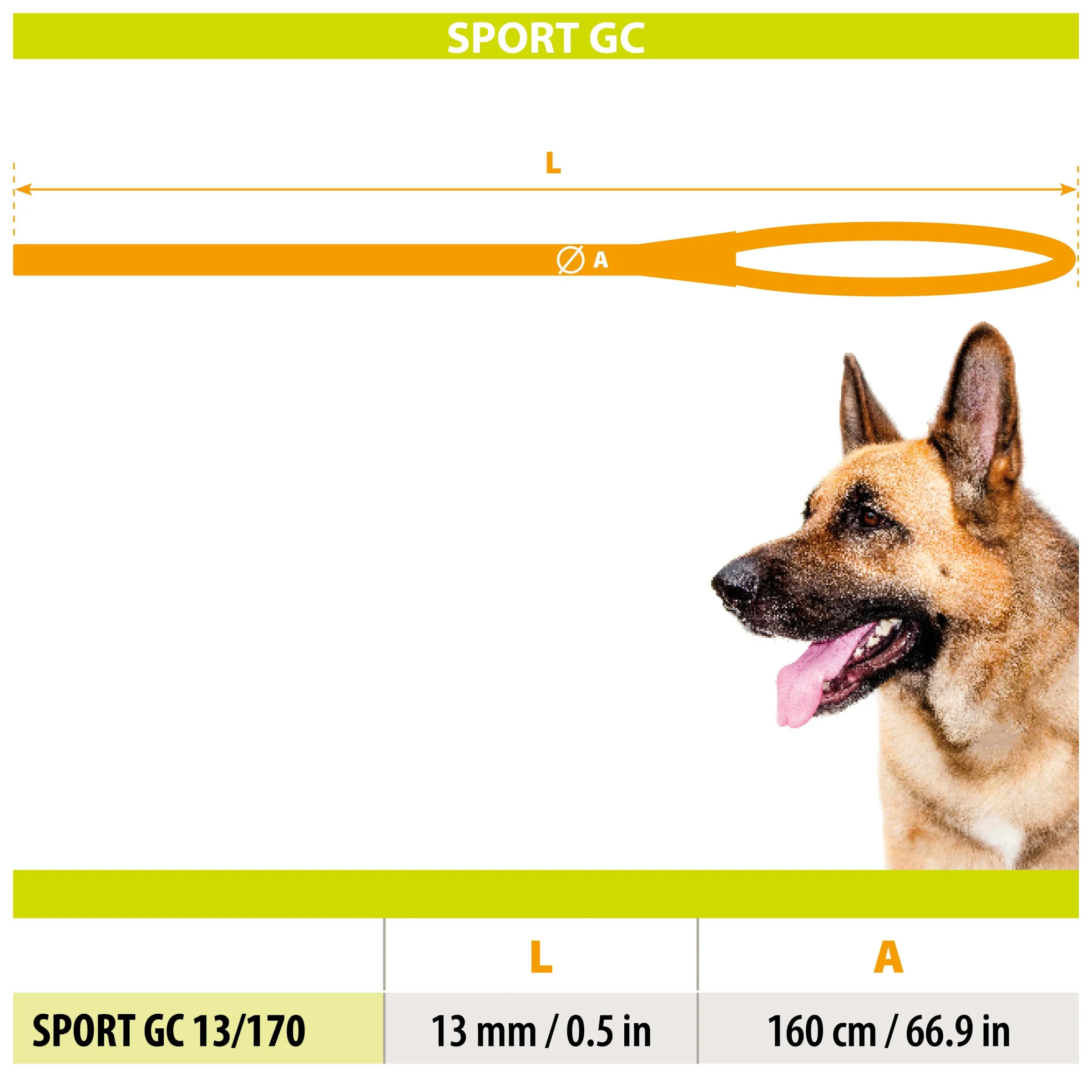 Ferplast guinzaglio Sport Reflex GC in nylon per cani - foto 4