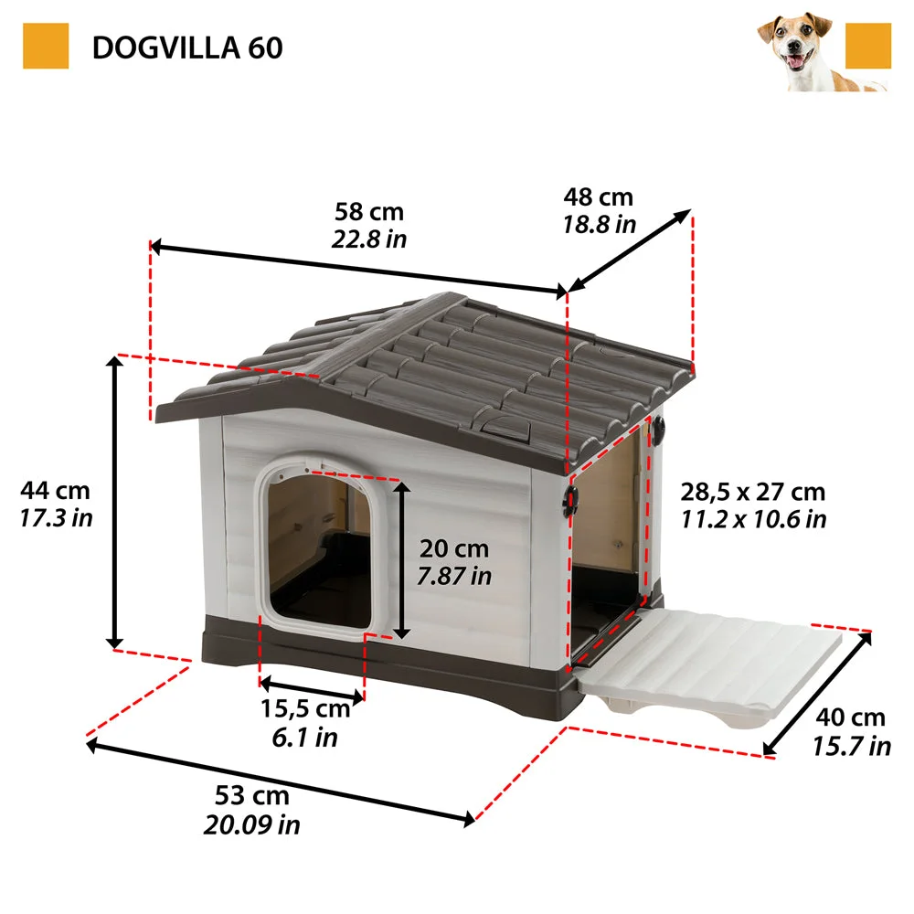 Ferplast Dogvilla cuccia da esterno in plastica per cani - foto 3