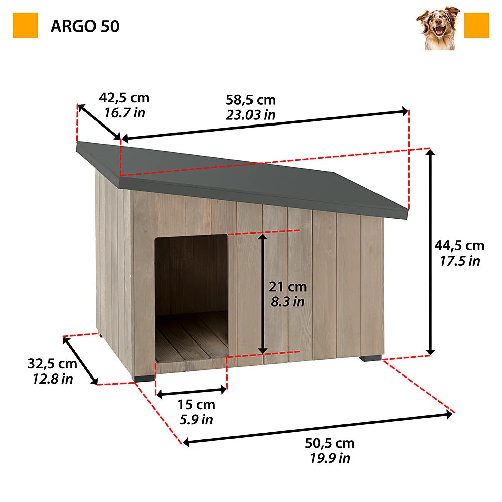 Ferplast cuccia da esterno Argo per cani - foto 3