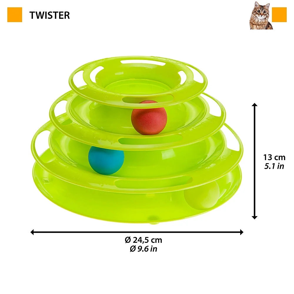 Ferplast gioco interattivo Twister in plastica per gatti - foto 2