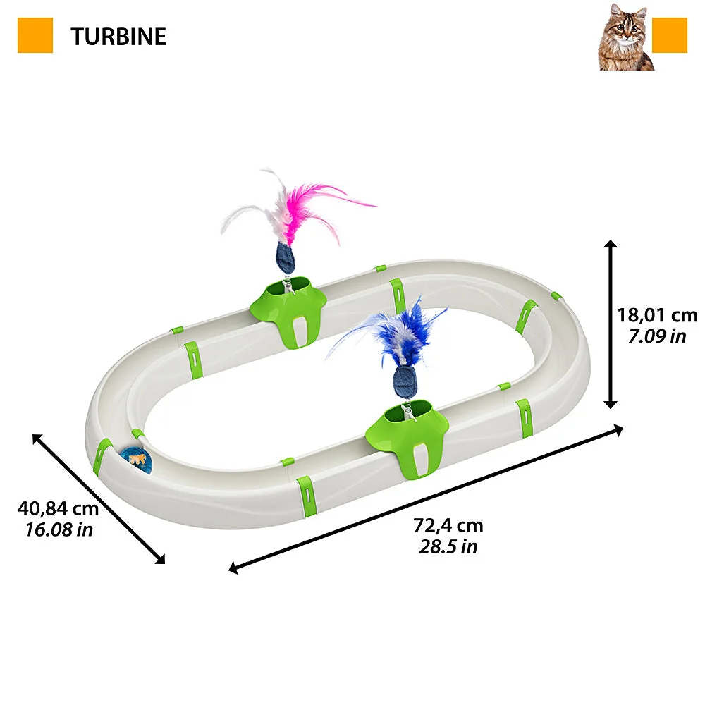 Ferplast gioco interattivo Turbine in plastica per gatti - foto 2