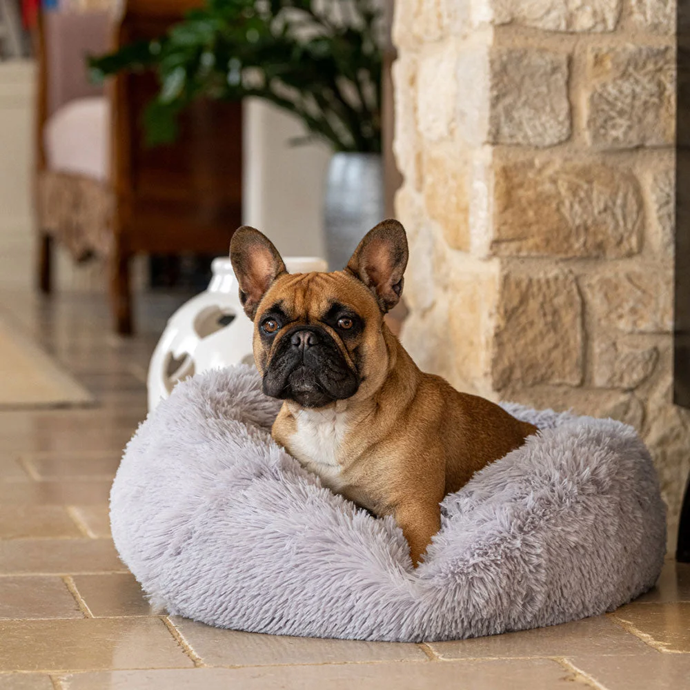 Ferplast Cuscino a ciambella Cuddly in peluche per cani e gatti