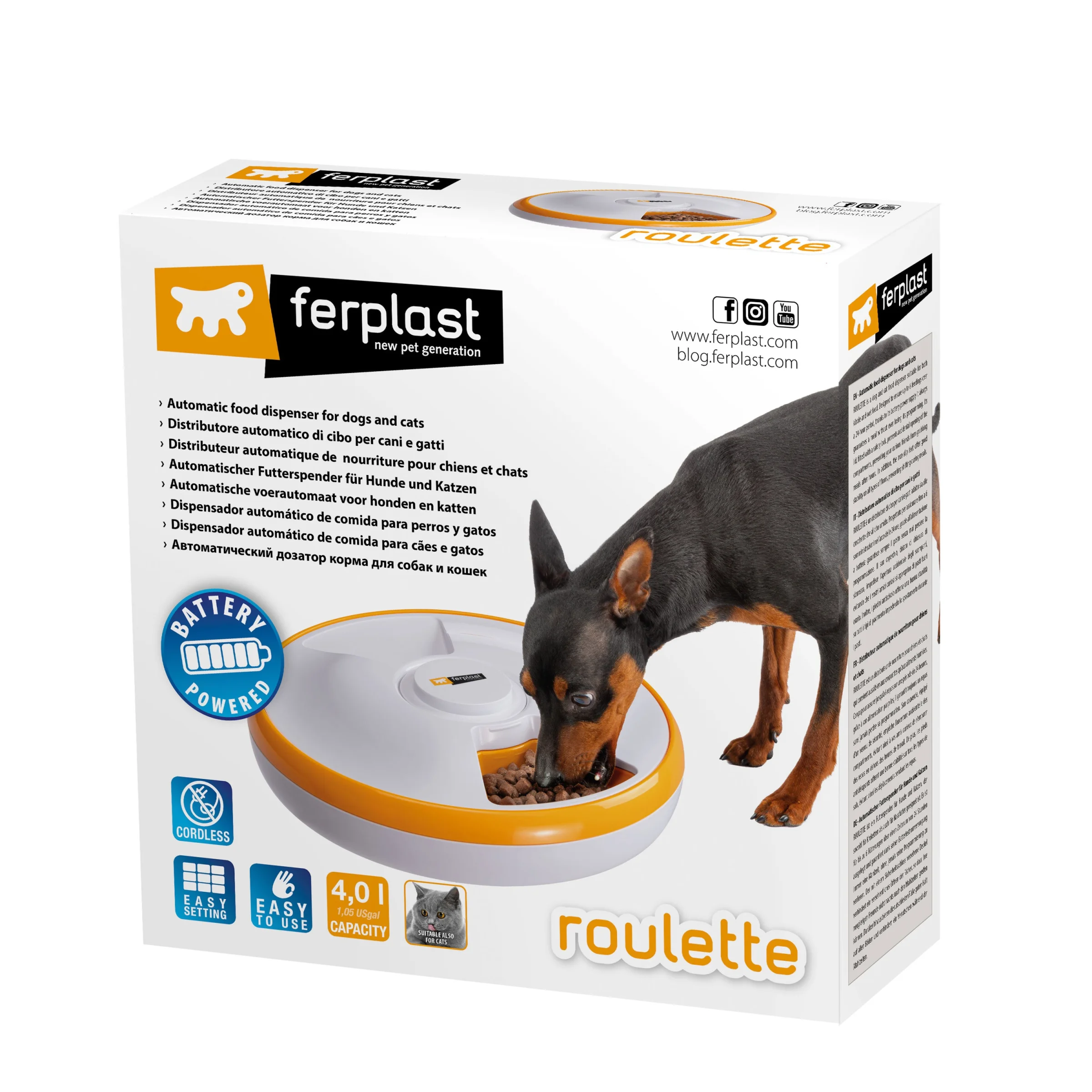 Ferplast mangiatoia automatica Roulette - foto 5