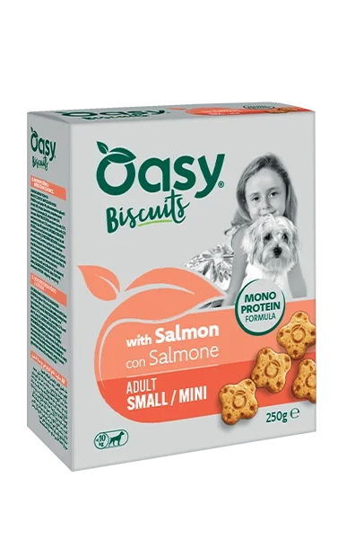 Oasy Monoproteico Biscotti Salmone 250 g Snack Cane
