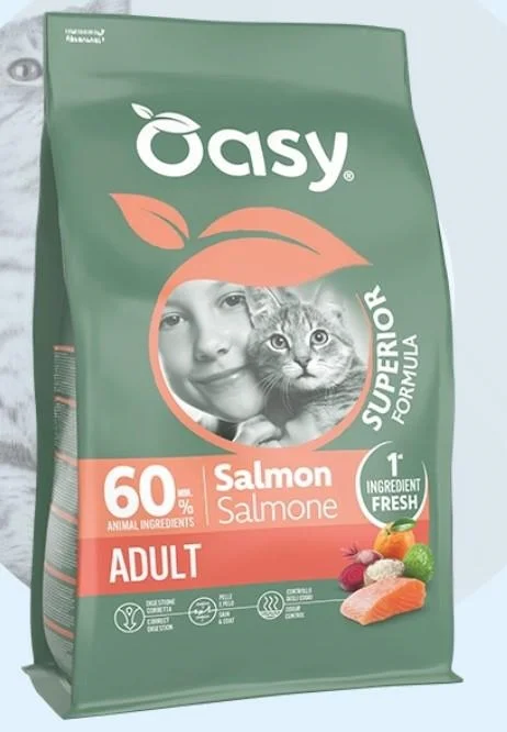 Oasy Superior Adult Salmone Crocchette per Gatti