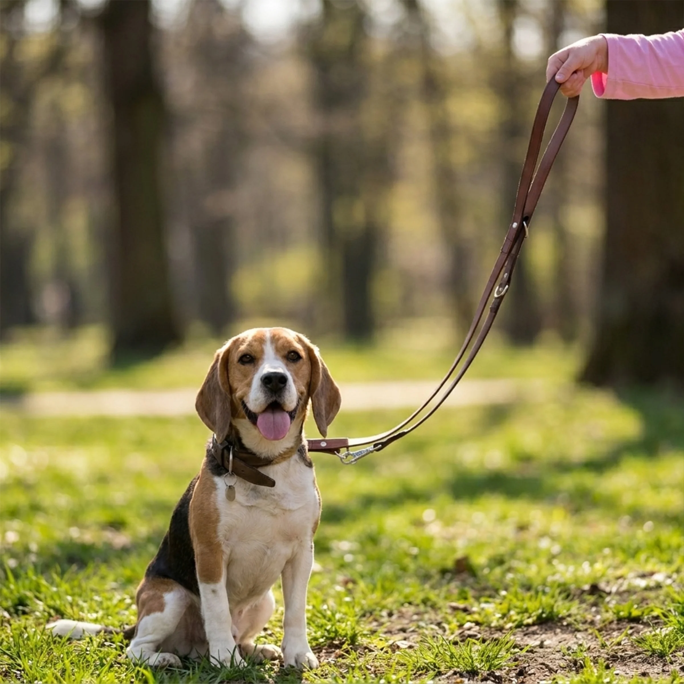 Ferplast guinzaglio Vip GA in pelle per cani - foto 3