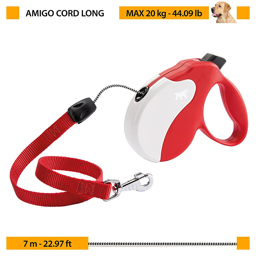 Ferplast guinzaglio allungabile Amigo Cord Long per cani - foto 3