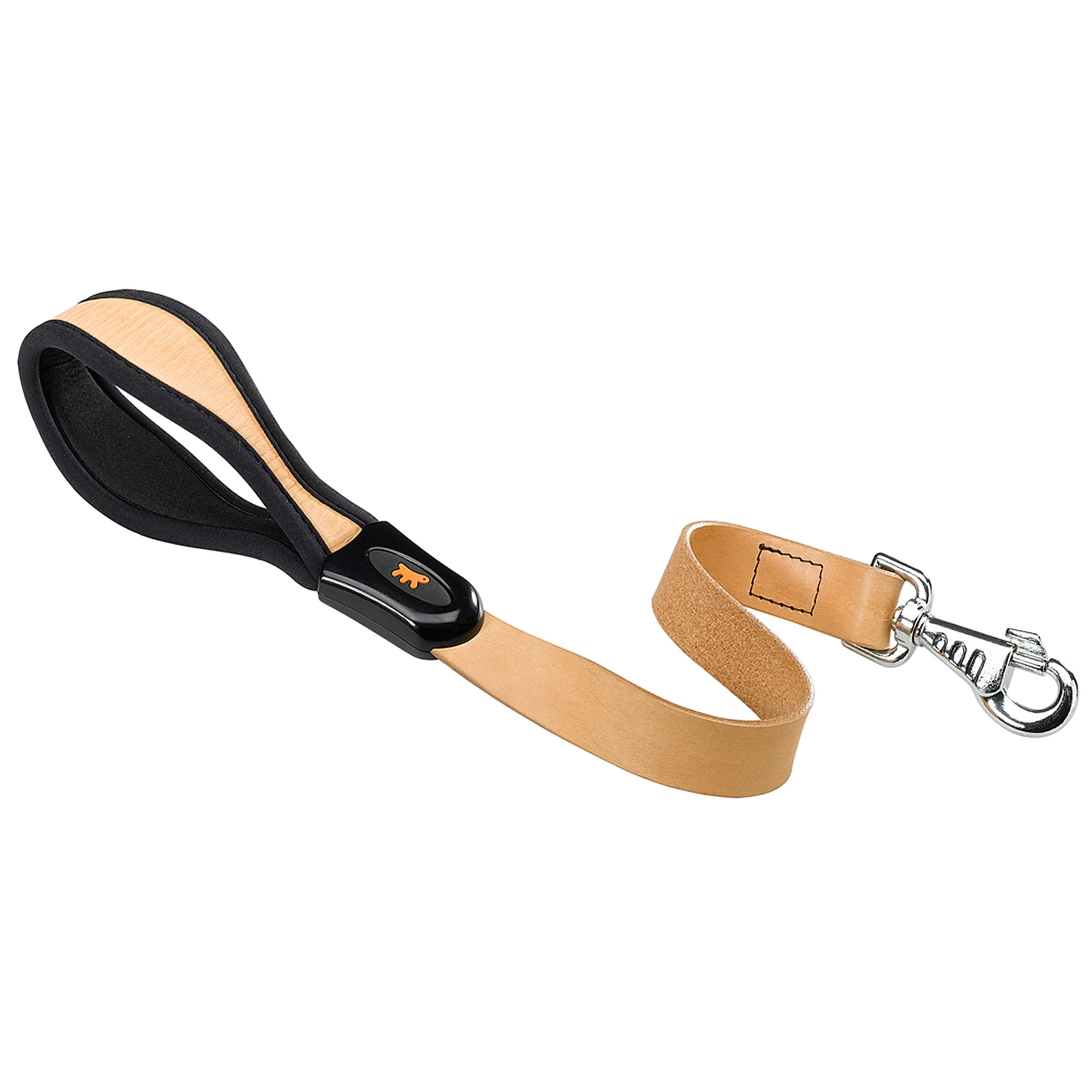 Ferplast guinzaglio Giotto Beige GM 25/60 in pelle per cani