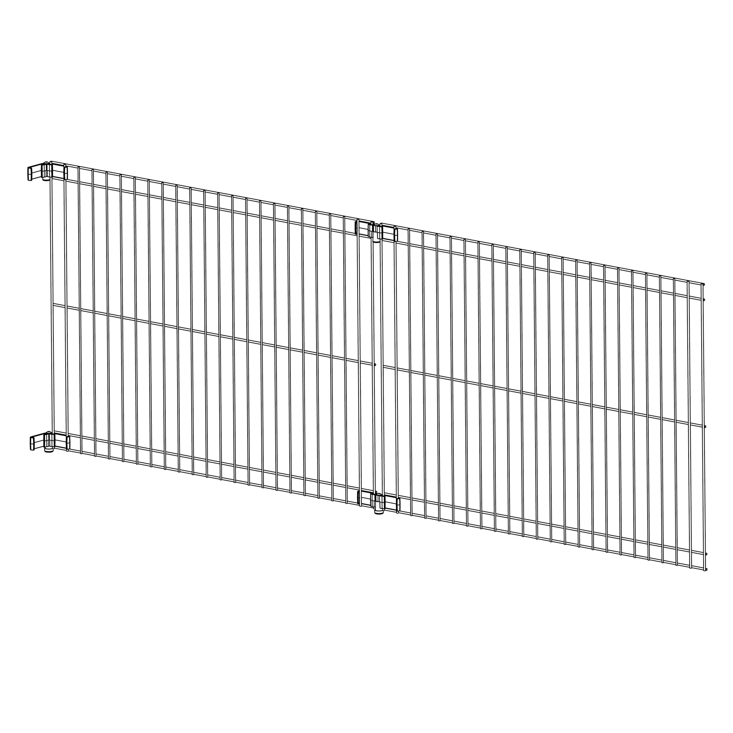 Ferplast pannelli recinto Dog Fence in metallo per cani
