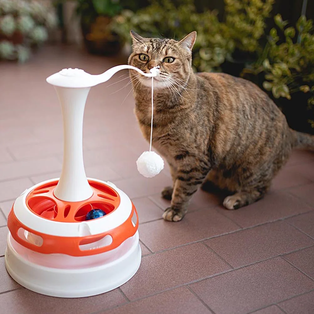 Ferplast gioco interattivo Tornado in plastica per gatti - foto 3