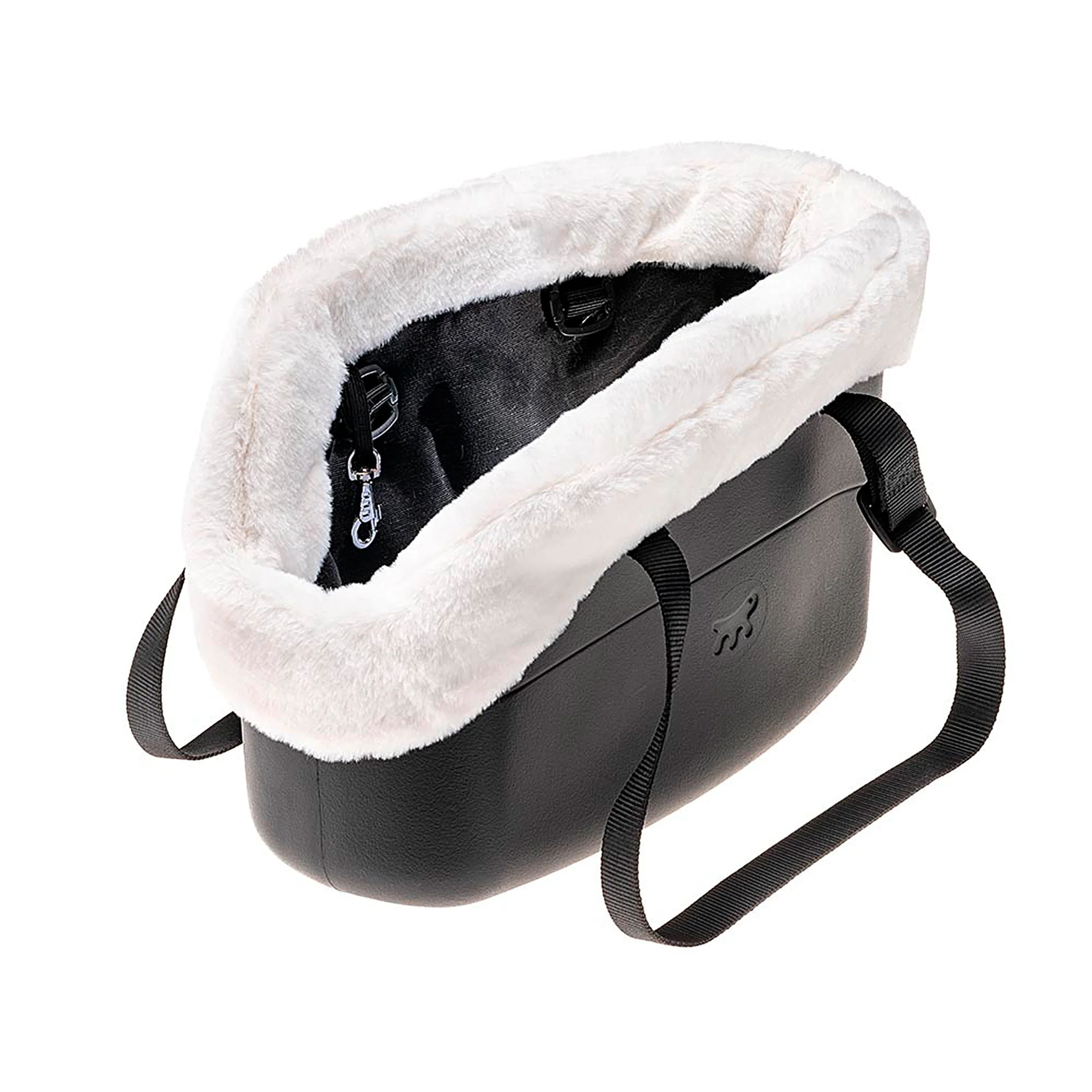 Ferplast borsa With-Me Winter in gomma per cani, nera