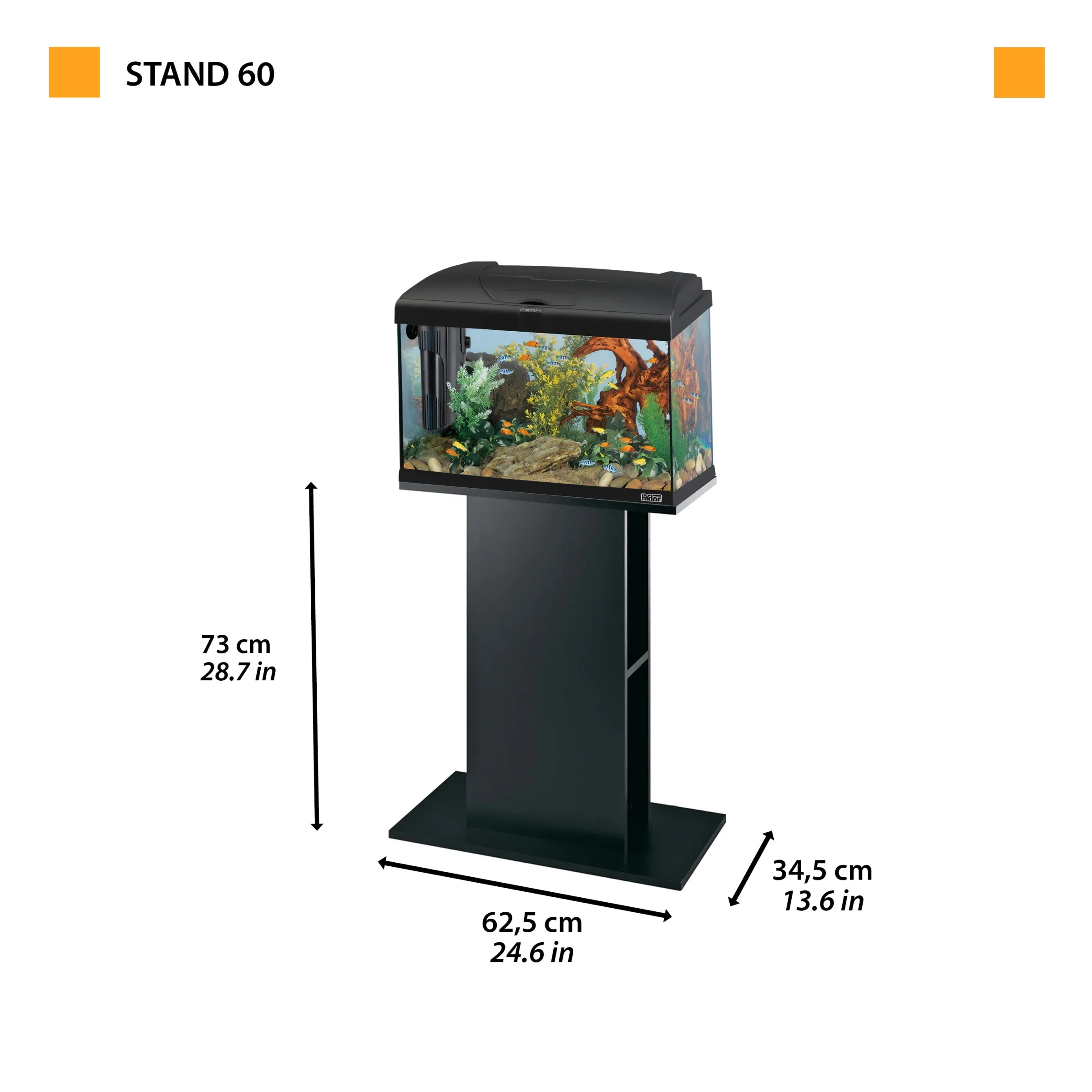 Ferplast supporto Stand 60 in legno per pesci - foto 2