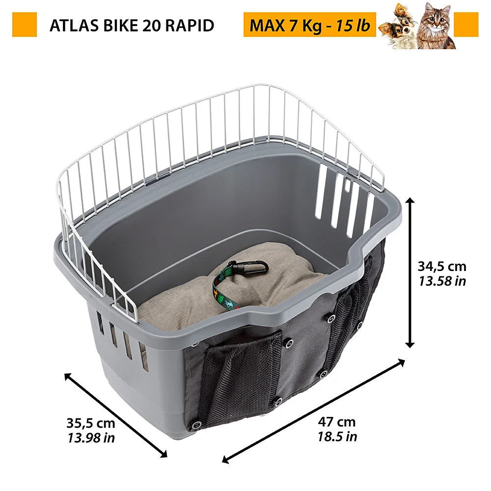 Ferplast Atlas Bike 20 Rapid trasportino bici per cani - foto 2