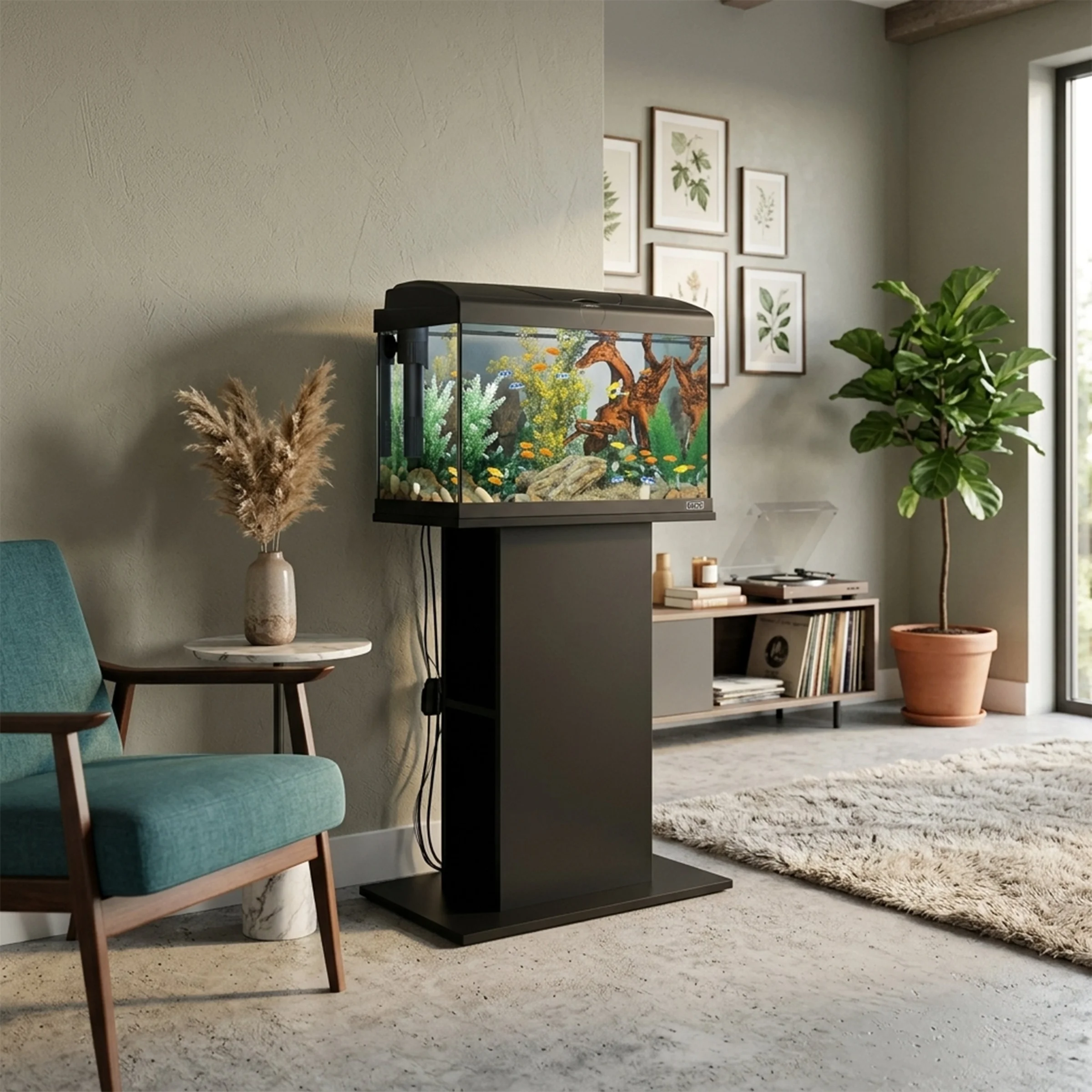 Ferplast supporto Stand 60 in legno per pesci - foto 3