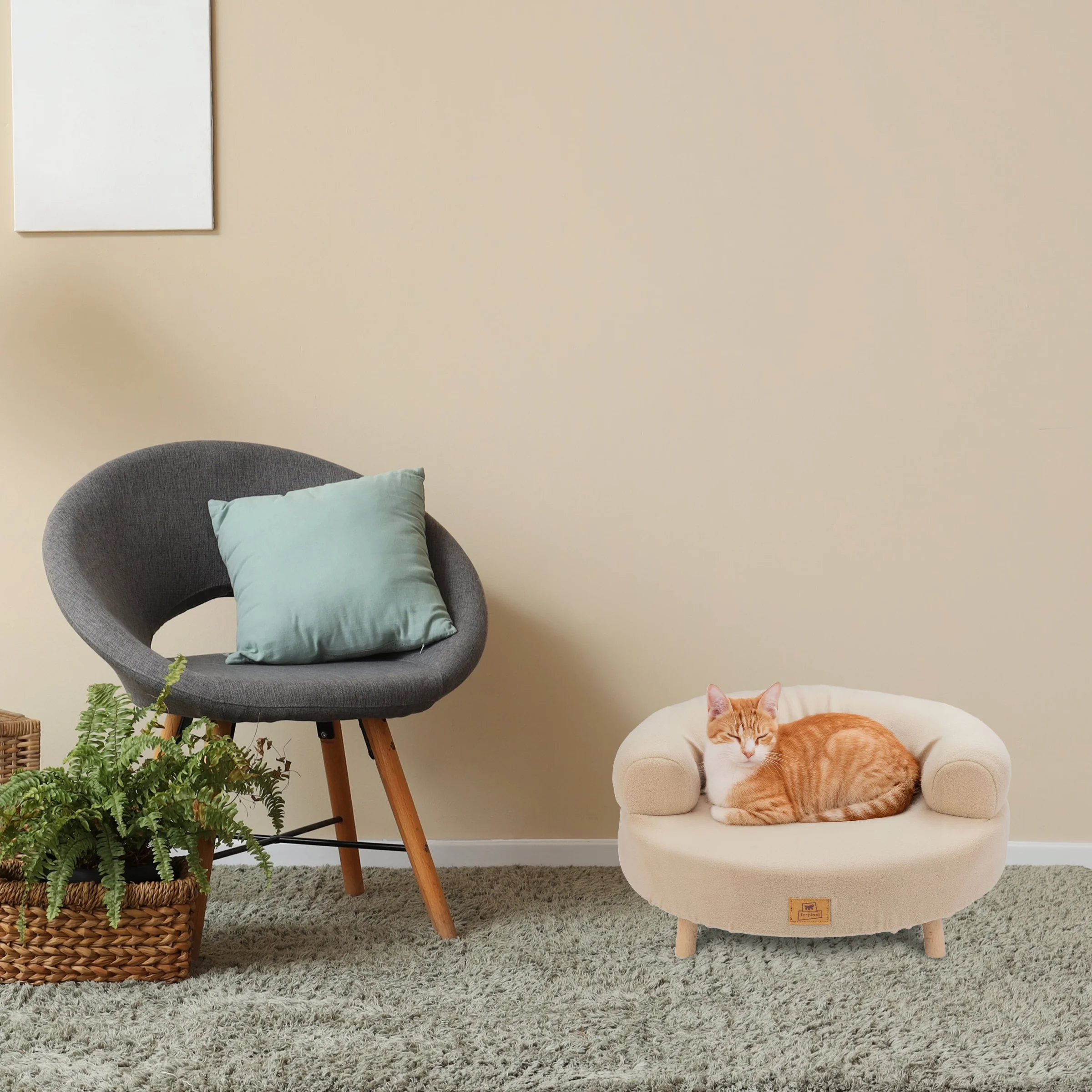 Ferplast lettino AKI in legno per cani e gatti - foto 4