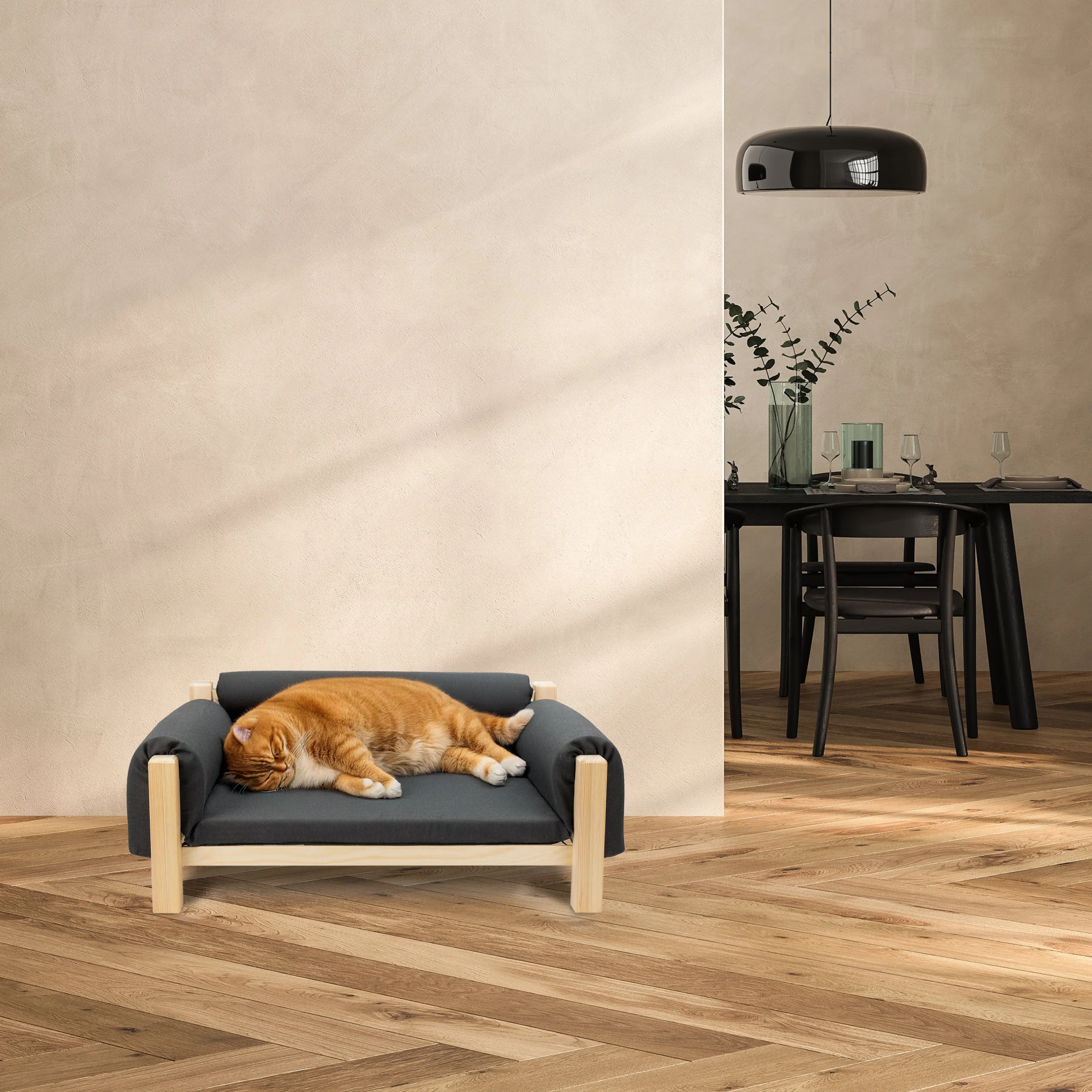 Ferplast lettino Mizu in legno per cani e gatti - foto 4