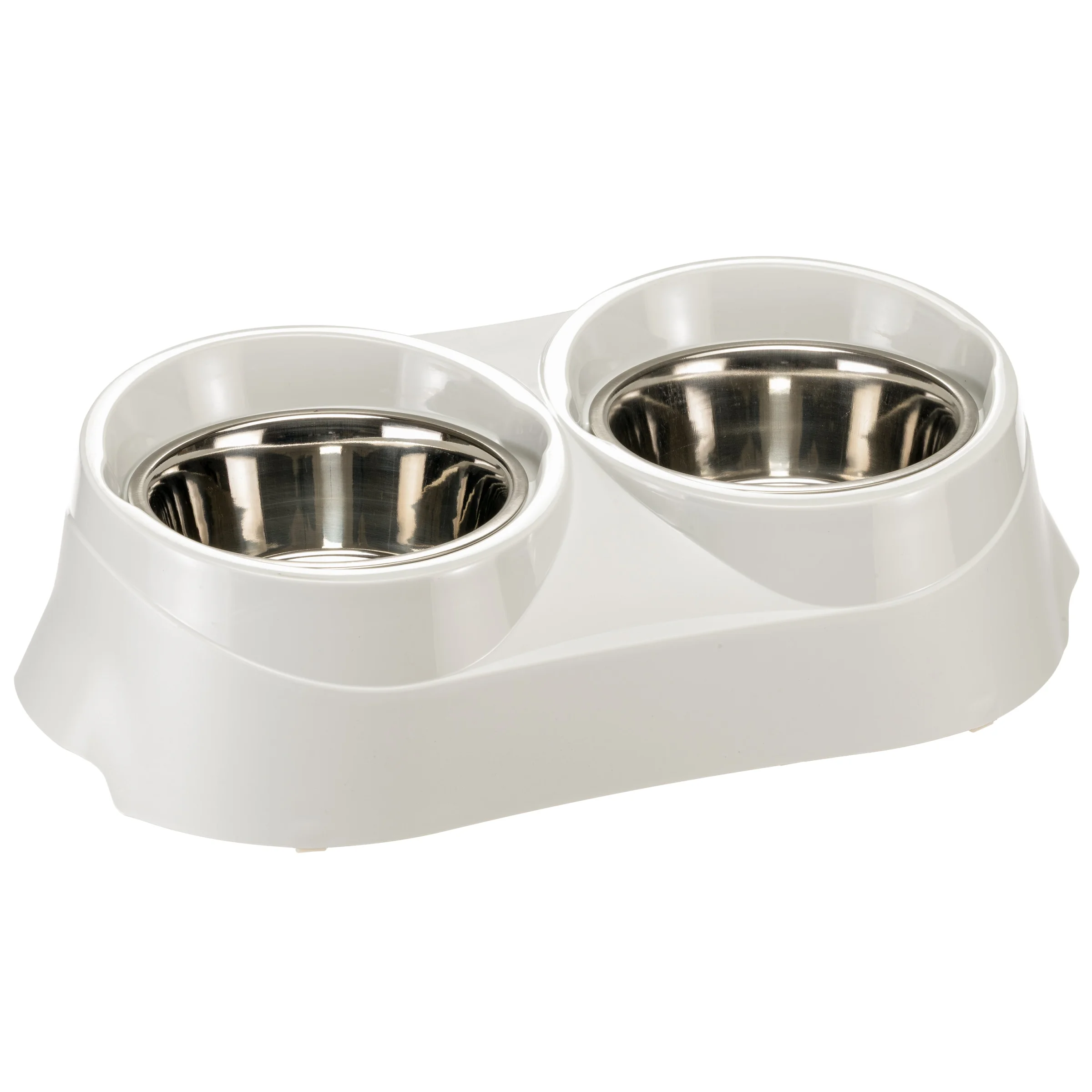 Ferplast ciotola Duo Feed in acciaio inox per cani e gatti - foto 2