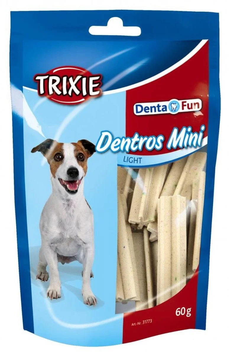 Mini Bastoncini Dentros per l'igiene dentale di cani di piccola taglia - Gr. 60 - Trixie