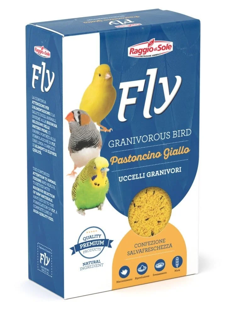 Pastonicino Giallo Fly Hobby - Uccelli Granivori - Raggio di Sole