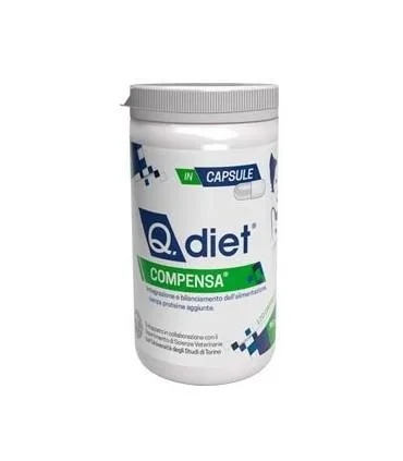 QVET Q Diet Compensa Capsule - 120 cpr