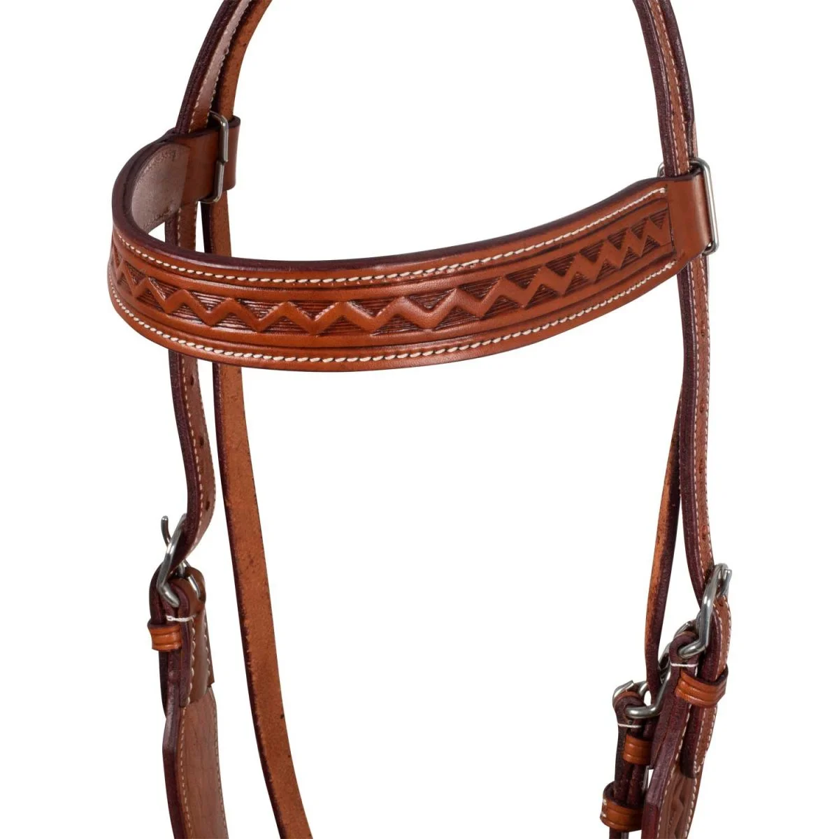 Testiera Western Border Stamp McBryan - Unica Castagna - foto 3