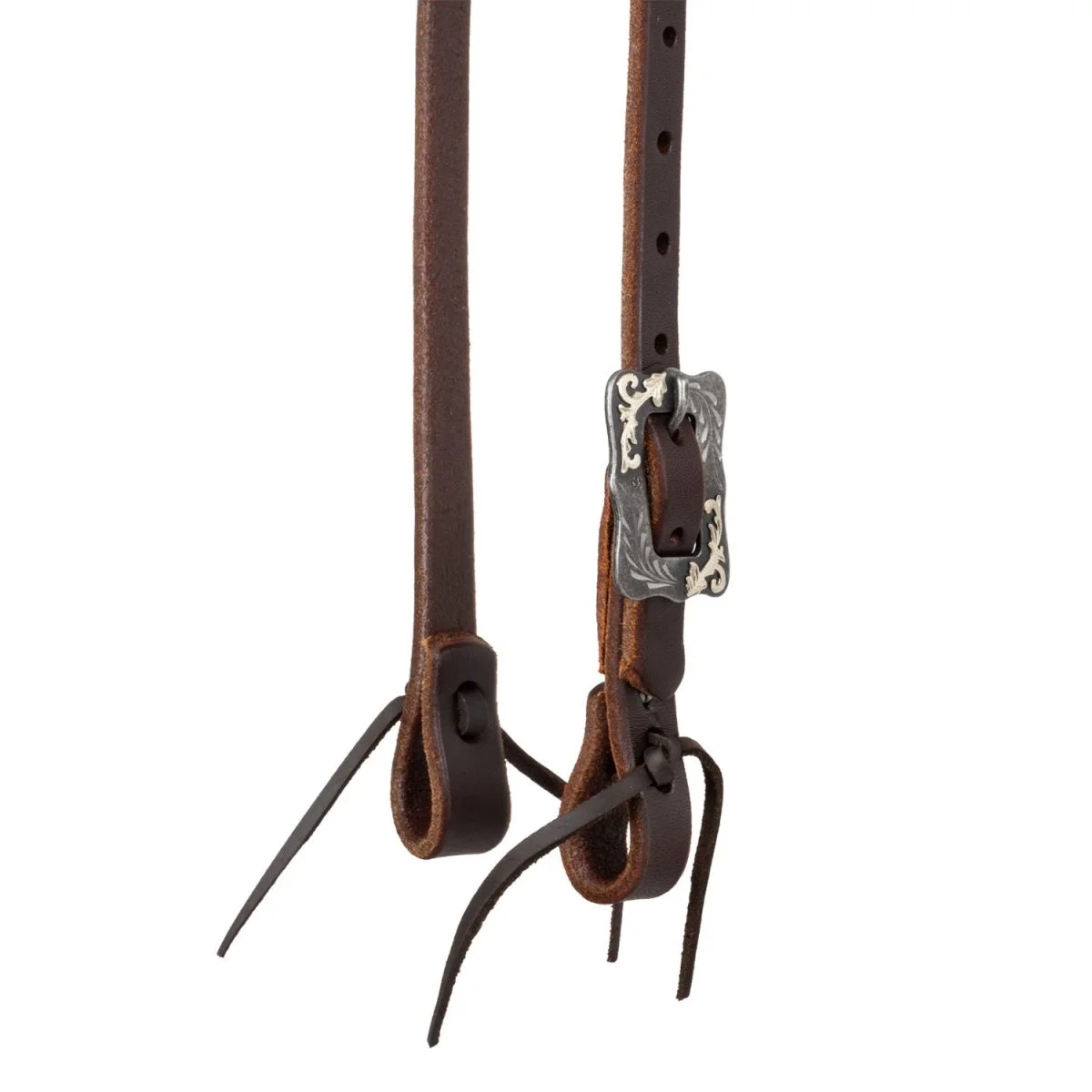 Testiera Western con Browband Singolo - Berlin Custom Leather - Unica Testa di Moro - foto 3