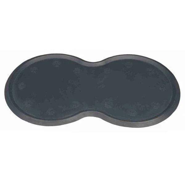 Trixie Place Mat sottociotola gomma naturale 45×25 cm, grigio scuro - foto 2