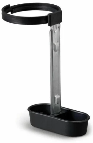 Abbeveratoio per gabbia con vaschetta e portabottiglie