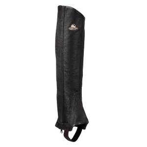 Acavallo GP Smooth Half Chaps - Chaps in pelle liscia