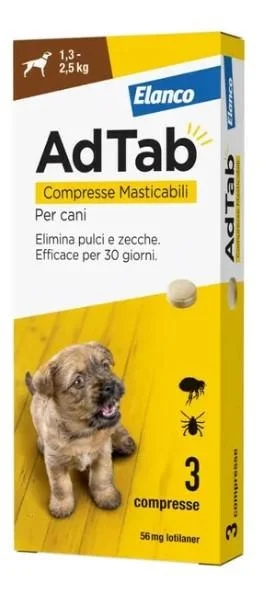 Adtab Compresse Masticabili per Cani - ELANCO