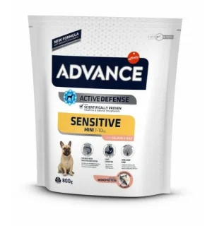 Advance Dog Sensitive Mini Salmone e Riso 800 g