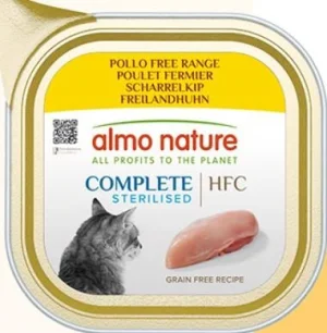 Almo Nature Cat Complete Sterilized Pollo Free Range 17 x 85 g
