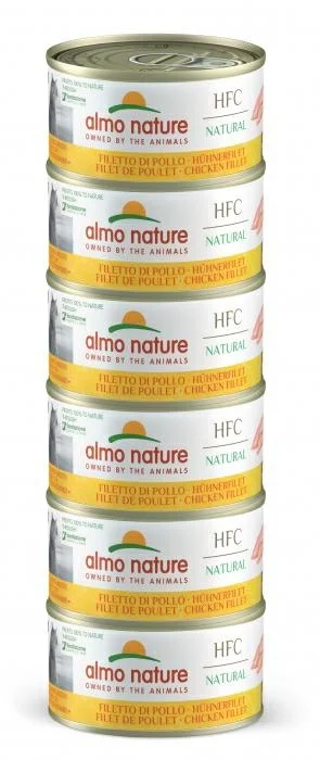 Almo Nature Cat Filetto di Pollo Megapack 6 x 70 g