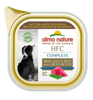 Almo Nature Dog Complete Angus irlandese e fagiolini 17 x 85 g