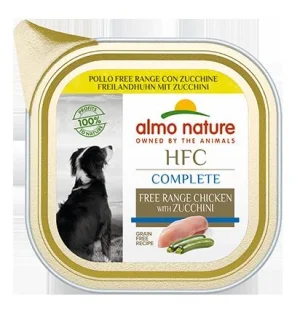 Almo Nature Dog Complete Pollo Free Range e Zucchine 17 x 85 g