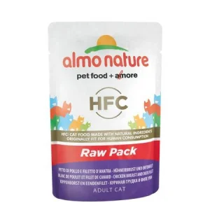 Almo Nature Filetto Pollo/Anatra per Gatti 24 x 55 g