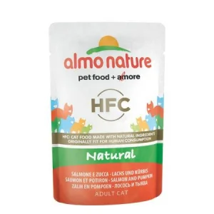 Almo Nature Salmone/Zucca 24 x 55 g - Umido per gatti